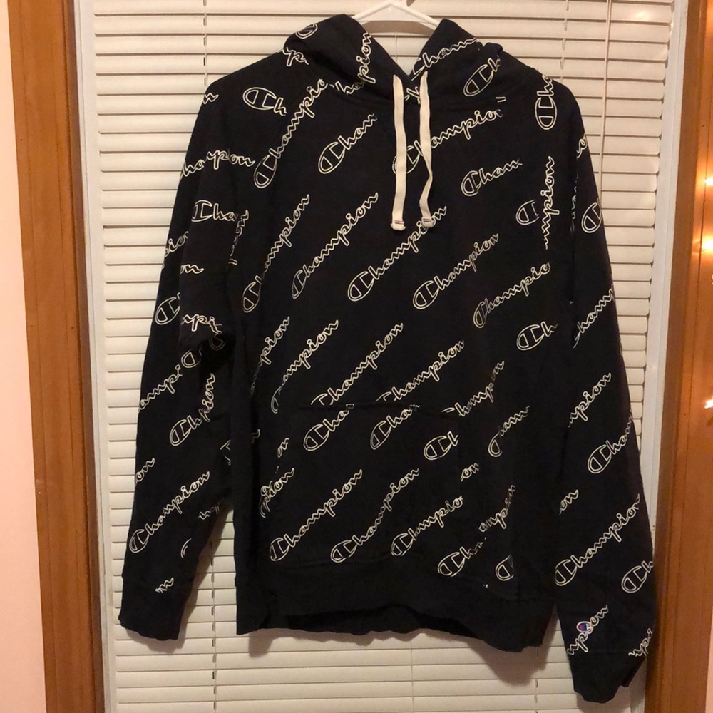 Champion logo hoodie